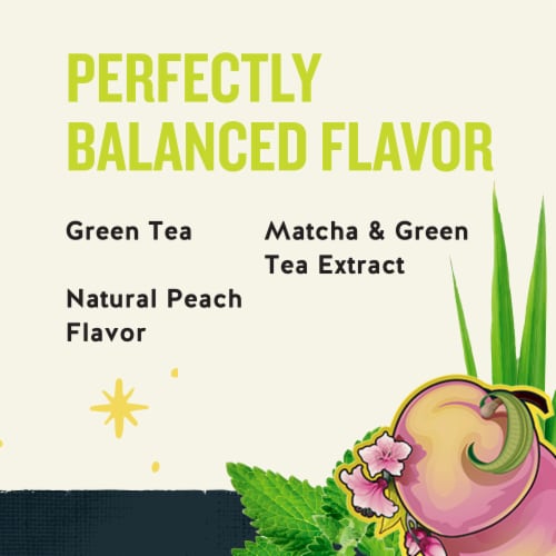 Celestial Seasonings Caffeinated Energy Green Tea Perspective: right