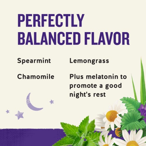 Celestial Seasonings Caffeine Free Sleepytime® Wellness Tea Plus Melatonin Perspective: right