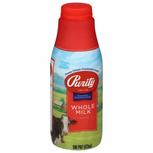 Purity Vitamin D Whole Milk Perspective: right