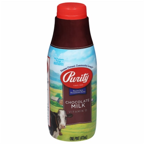 Purity Vitamin D Whole Chocolate Milk Perspective: right