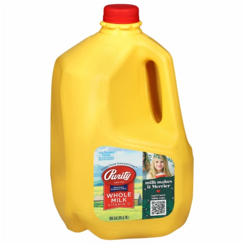 Purity Vitamin D Whole Milk Perspective: right