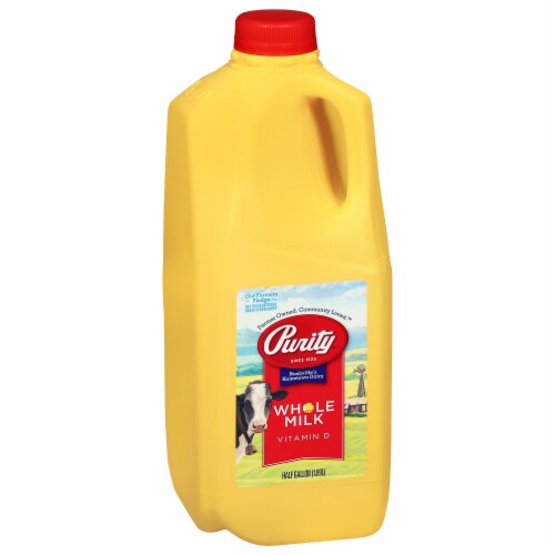 Purity Vitamin D Whole Milk Perspective: right