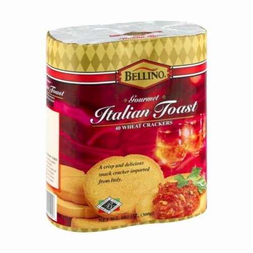 Bellino Italian Toast Wheat Crackers 10.5 oz Package Perspective: right