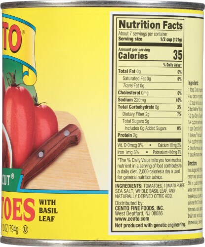 Cento® Chef's Cut™ Tomatoes Perspective: right