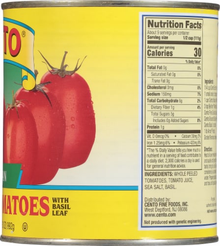 Cento® Italian Peeled Tomatoes Perspective: right