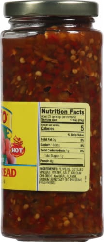 Cento Diced Hot Cherry Peppers Perspective: right