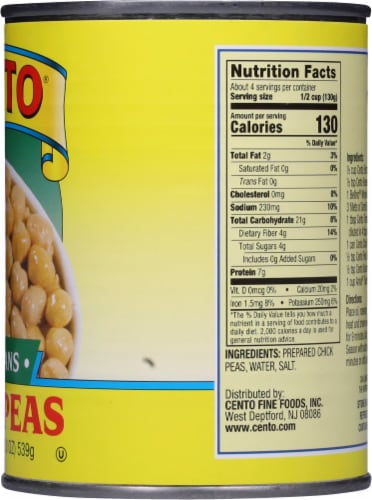 Cento® Chick Peas Perspective: right