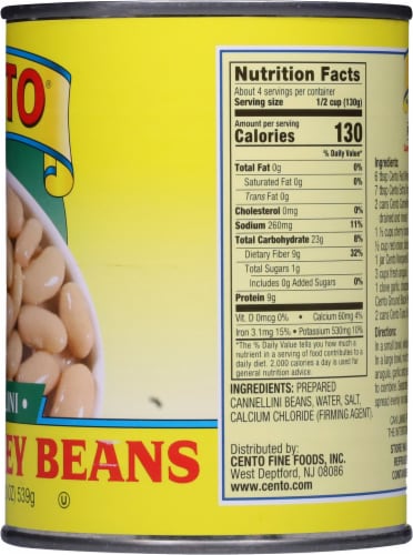 Cento® White Kidney Beans Perspective: right