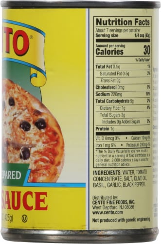 Cento® Pizza Sauce Perspective: right