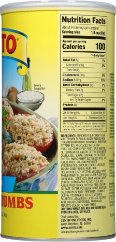 Cento® Plain Bread Crumbs Perspective: right