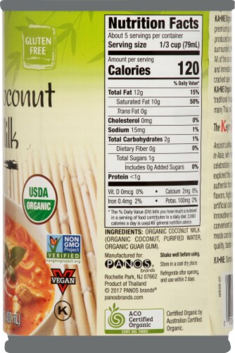 Ka-Me® Organic Coconut Milk Perspective: right