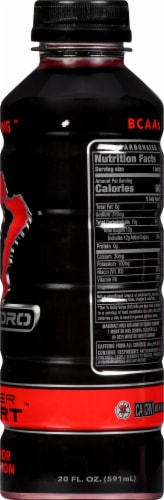 Monster Hydro Super Sport Red Dawg Enhanced Water Perspective: right