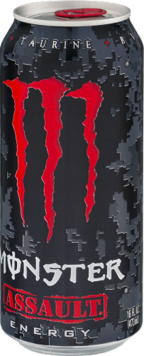 Monster Energy® Assault Drink Perspective: right