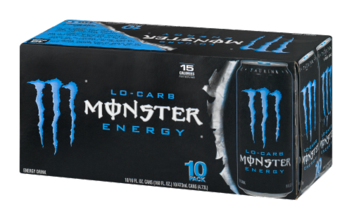 Monster Lo-Carb Energy Drink Perspective: right