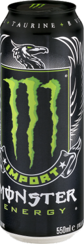 Monster® Ultra Red Energy Drink Can Perspective: right
