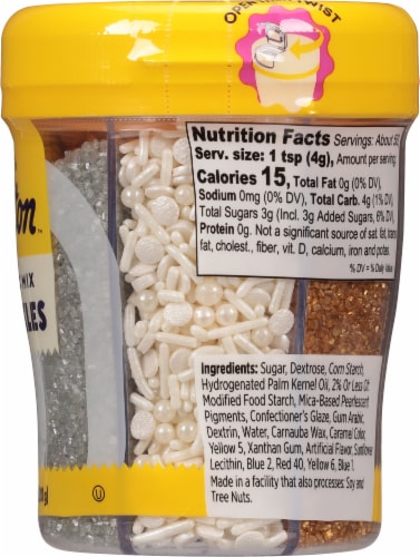 Wilton® Metallic Sprinkles Perspective: right