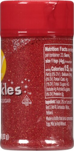 Wilton® Sprinkles Red Sanding Sugar Perspective: right