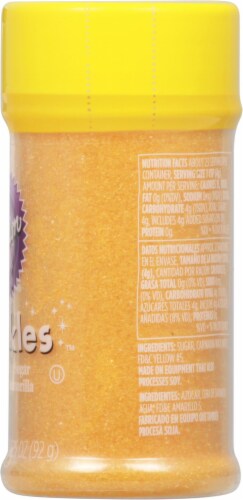 Wilton® Yellow Sugar Sprinkles Perspective: right