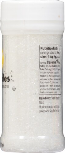 Wilton® White Sparkling Sugar Sprinkles™ Perspective: right
