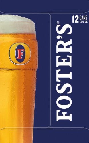 Foster's Premium Lager Ale Beer Perspective: right