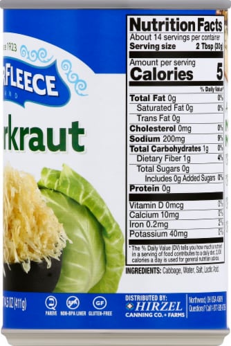 Silver Fleece Sauerkraut Perspective: right