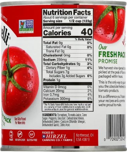 Dei Fratelli Stewed Tomatoes Perspective: right