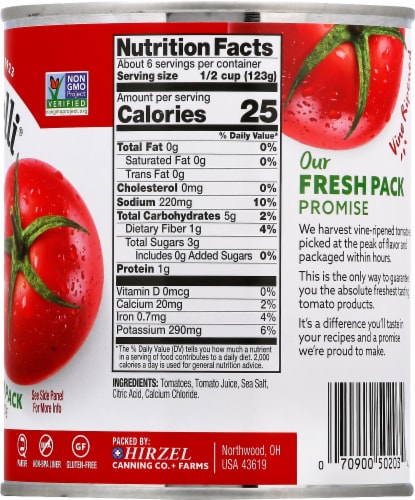 Dei Fratelli Petite Diced Tomatoes Perspective: right
