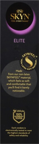 Lifestyles Skyn® Elite Non-Latex Lubricated Condoms Perspective: right