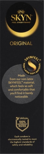 LifeStyles Skyn® Original Natural Feeling Non-Latex Lubricated Condoms Perspective: right