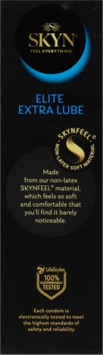LifeStyles SKYN® Extra Lubricated Non-Latex Condoms Perspective: right