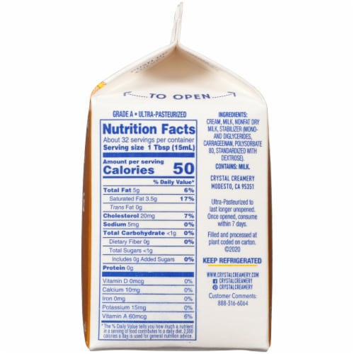 Crystal Creamery™ Heavy Whipping Cream Perspective: right