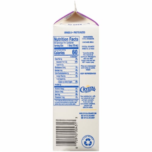 Crystal Creamery™ Heavy Whipping Cream Perspective: right
