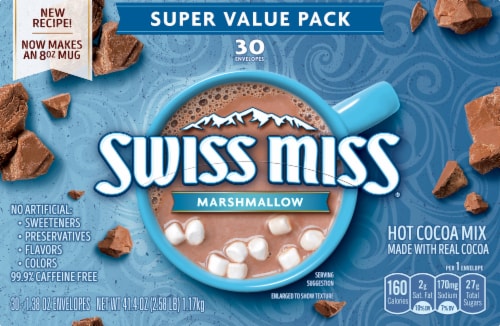 Swiss Miss® Hot Cocoa Mix with Marshmallows Multipack Perspective: right