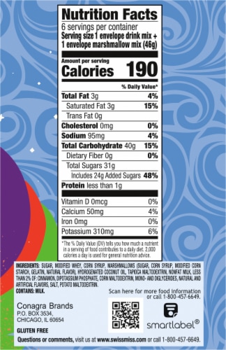 Swiss Miss® Cinnamon Toast Crunch Cinnamilk™ Flavored Hot Drink Mix Perspective: right