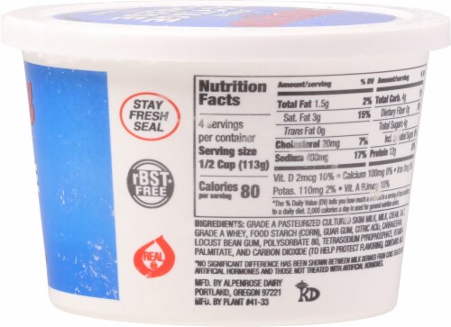 Alpenrose® Low Fat 1.5% Cottage Cheese Perspective: right