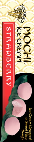 Mikawaya Strawberry Mochi Ice Cream Bites Perspective: right