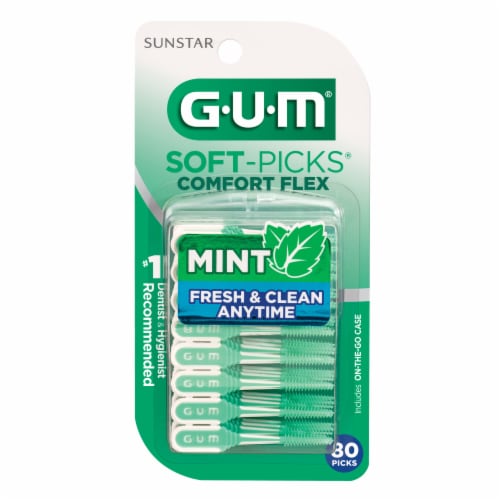 GUM® Soft-Picks® Comfort Flex Mint Picks Perspective: right