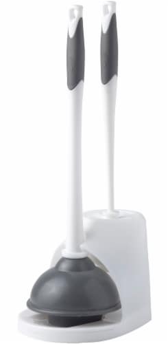Clorox® Toilet Plunger and Brush with Carry Caddy Perspective: right