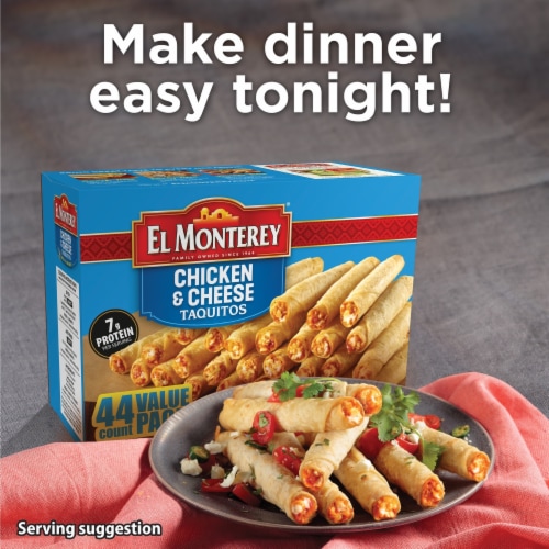 El Monterey® Value Pack Chicken & Cheese Taquitos Perspective: right