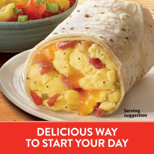 El Monterey® Signature Egg Applewood Smoked Bacon & Cheese Burrito Perspective: right