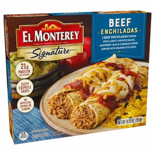 El Monterey® Signature Frozen Entrée Beef Enchiladas Perspective: right