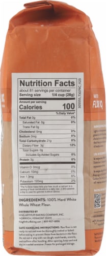 King Arthur™ Flour White Whole Wheat Flour Perspective: right