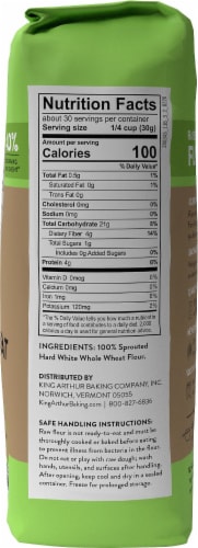 King Arthur Flour Sprouted Wheat Flour Perspective: right