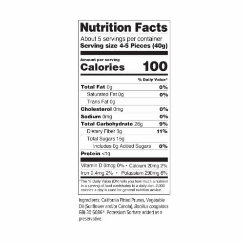 Mariani® Probiotic Prunes Perspective: right