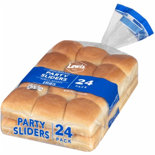 Lewis Bake Shop White Party Slider Buns Perspective: right