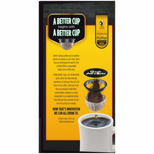 Chock Full o' Nuts Midtown Manhattan Medium Roast Coffee Pods Perspective: right