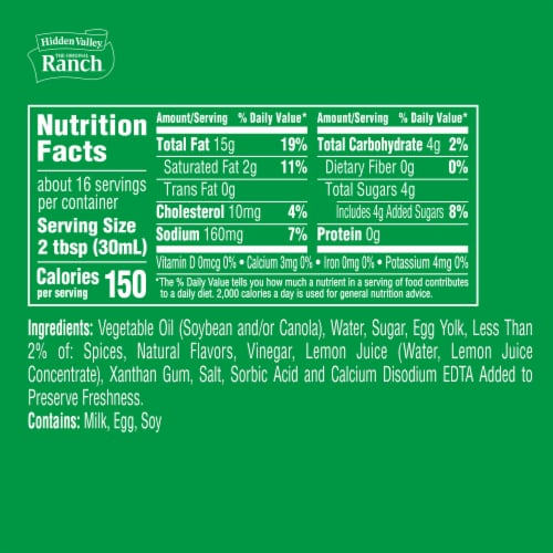 Hidden Valley Coleslaw Salad Dressing & Topping Perspective: right