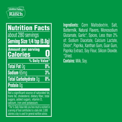 Hidden Valley® The Original Ranch Spicy Seasoning & Salad Dressing Mix Perspective: right