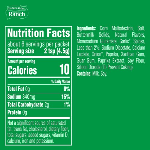 Hidden Valley Ranch Night! Buffalo Ranch Seasoning Mix Perspective: right