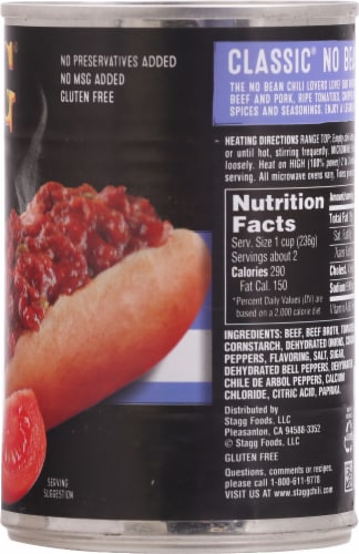 Stagg® Classic No Bean Chili Perspective: right